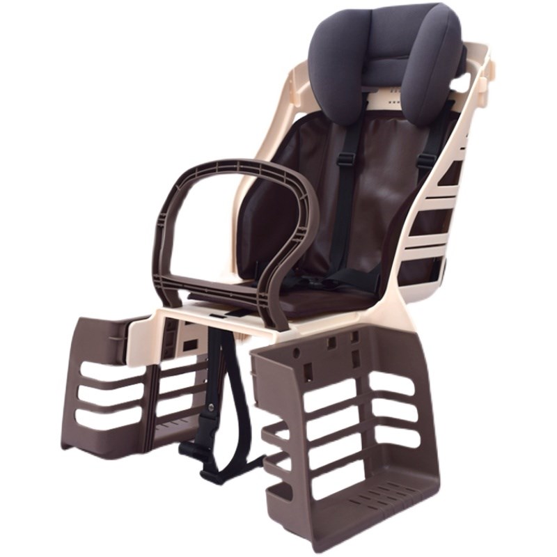 自行车儿童座椅后置山地车后座坐椅电动车小孩后架U座垫中大童加