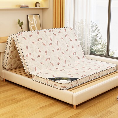 椰棕硬床垫子家用卧室榻榻米纯棕榈天然护脊儿童床垫.偏硬三折叠