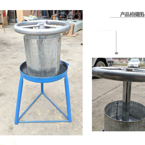 榨油机家用小型压猪油渣脂渣压饼机压油机手动Q辣椒油压榨机榨汁