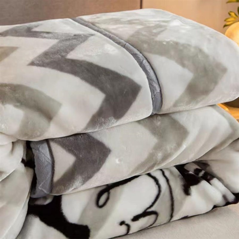 拉舍尔毛毯冬季i加厚保暖珊瑚法兰绒毯子床单冬天被子单人宿舍学