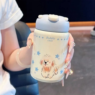 迷你保温杯新款 高颜值小巧316不锈钢便携吸管杯可爱学生杯子水杯