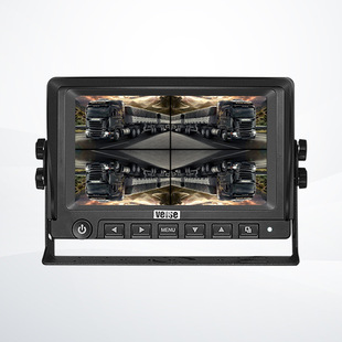 车规方案 浪涌抛负载保护 高亮度 4画面显示器 IPS屏高清DVR