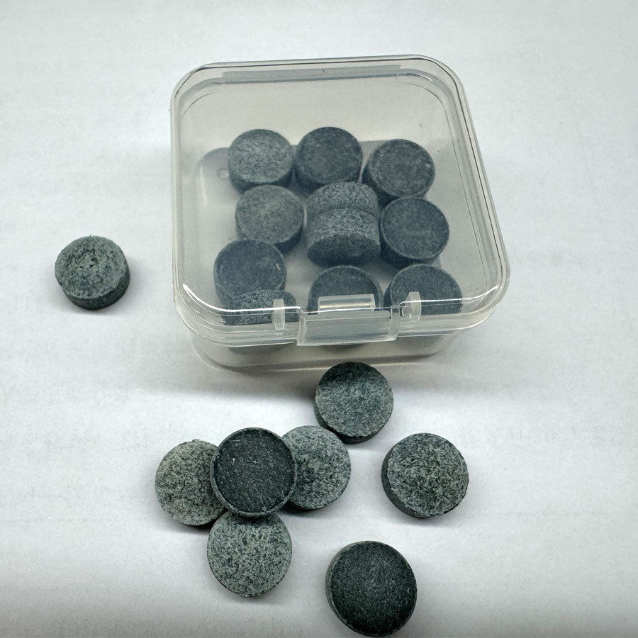 11mm台球杆皮头高硬度高密度大头杆皮头中八桌球公杆皮头爆发力强