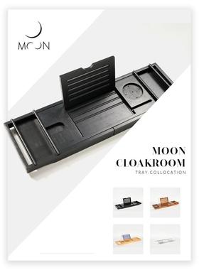 MOON慕空间样板房卫生间浴缸上置物架洗手间摆件软装饰品摆设道具