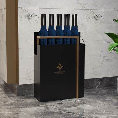 雨伞架酒店大堂商用伞架收纳架定制logo售楼部高档创意放伞置物架