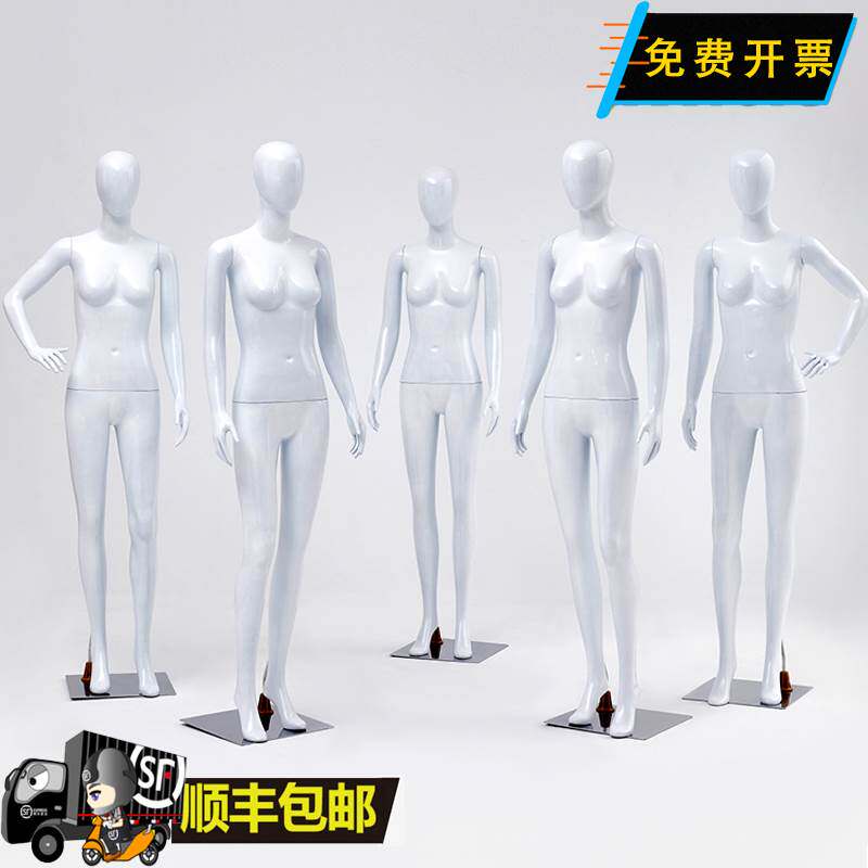 模特道具女全身人体假人台仿真模型婚纱橱窗内衣女装服装店展示架