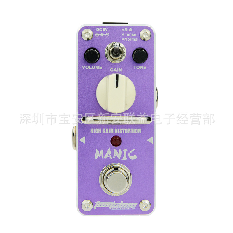 工厂直销 阿诺玛AROMA AMC-3 MANIC 高增益失真效果 电吉他效果器