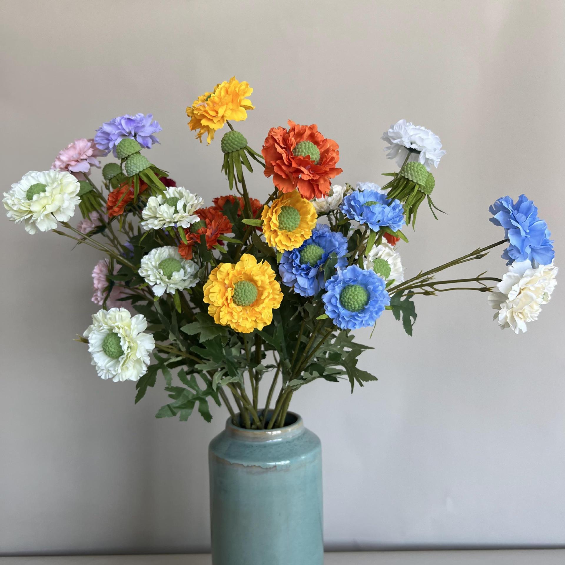 5头松虫草婚庆婚礼堂拍摄道具花材客厅茶几餐桌摆设花婚礼布置