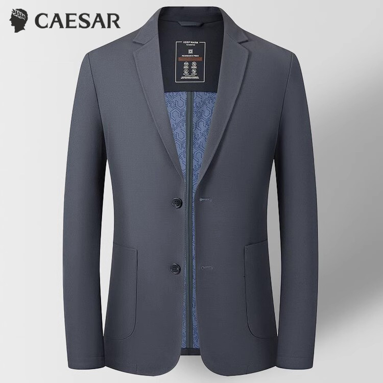 抗皱高档纯色小西服上衣