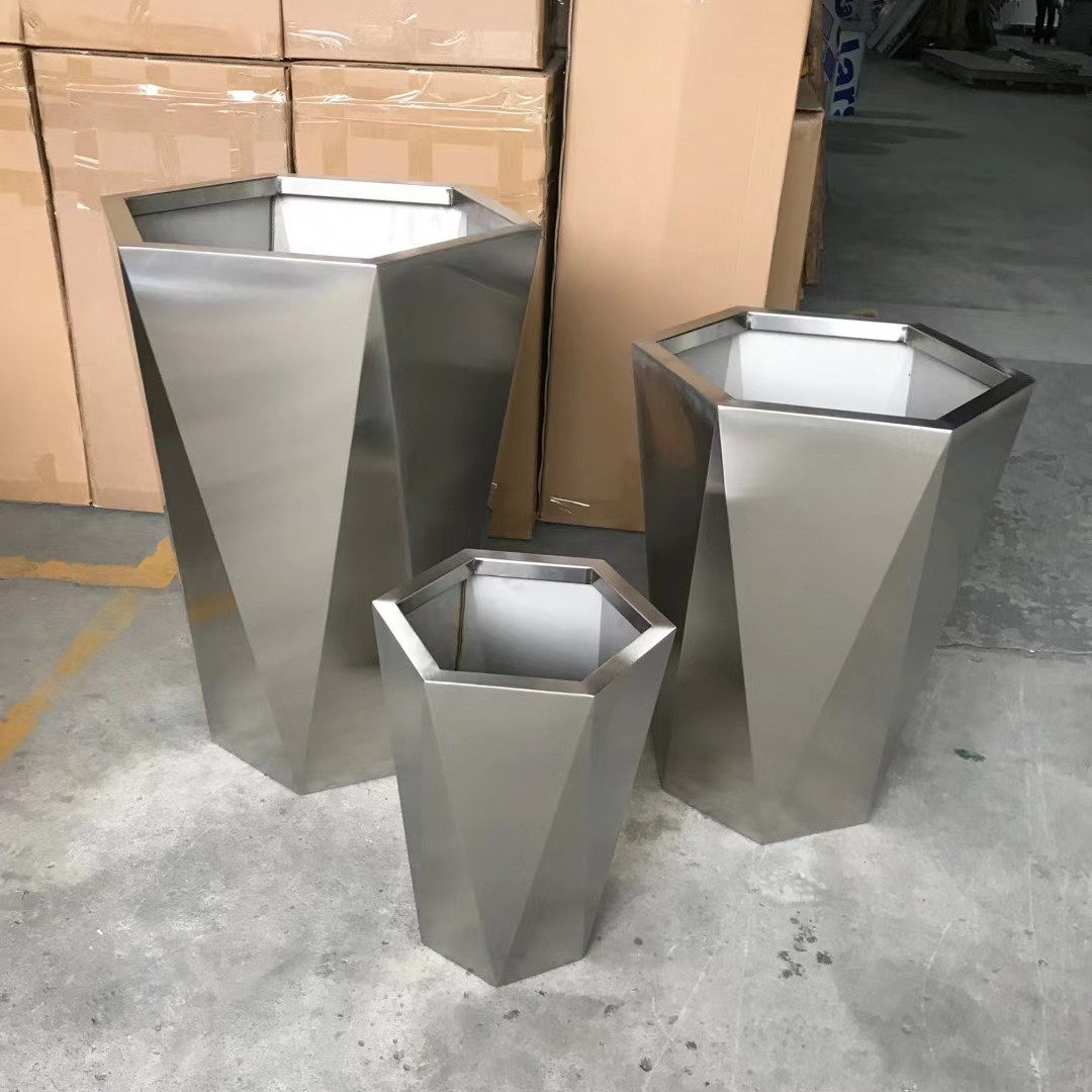 不锈钢多边形拉丝方形花箱制作金属花钵花盆花器专业制作厂家,模玩/动漫/周边/娃圈三坑/桌游,文化/体育周边,淘宝优惠券,粉丝福利购,淘宝优惠卷
