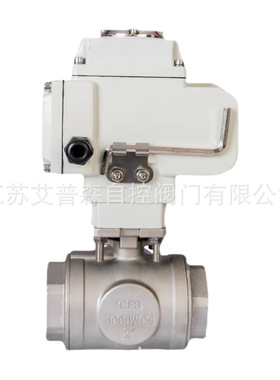 304电动三片式快装球阀不锈钢Q681-16PF卫生级卡箍卡盘直通阀门气