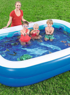 Bestway 54177 3D水池 充气水池 游泳池 戏水池