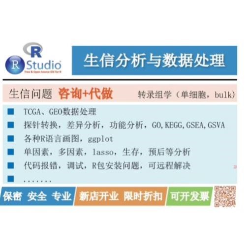 生信咨询 代码 作图 思路 数据等问题