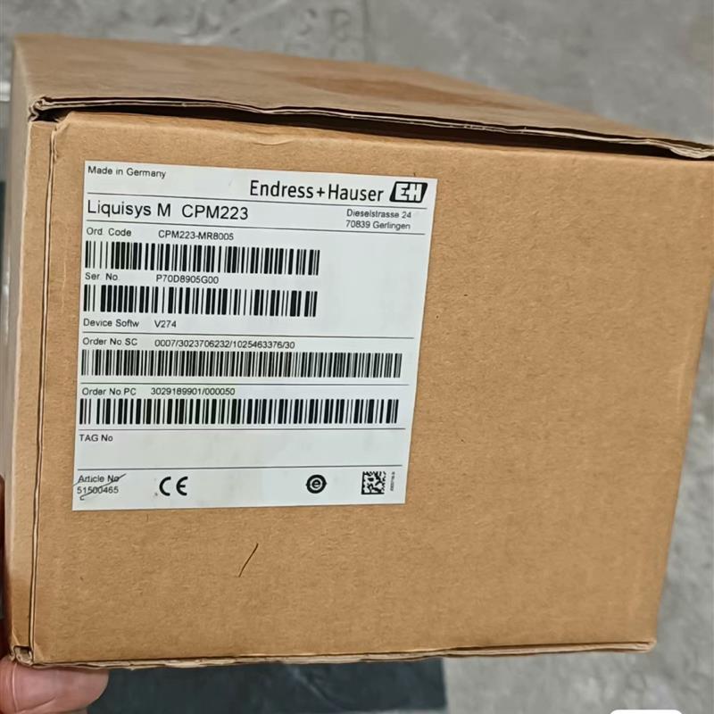 E+H恩德豪斯PH电极二次表变送器 CPM223-MR8005全新原厂。议价