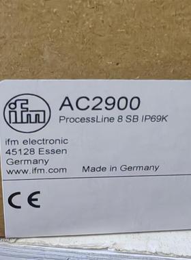 IFM易福门AC2900 ProcessLine 8 SB IP69K模块全新原厂议价