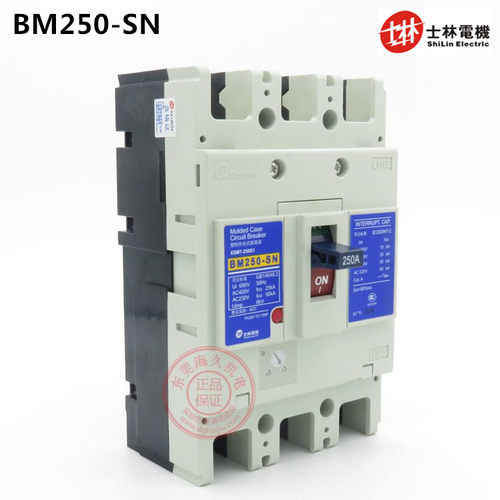 正品士林塑壳断路器BM250