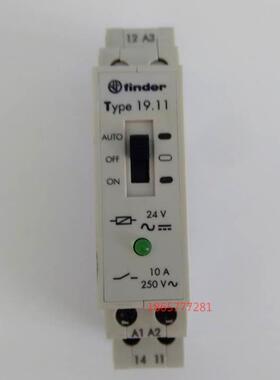 原装意大利finder/时间继电器 TYPE 19.11  10A 250v