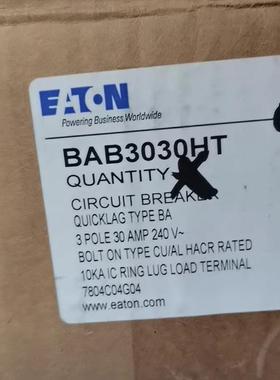 Cutler-Hammer漏电保护器BAB3030HT议价