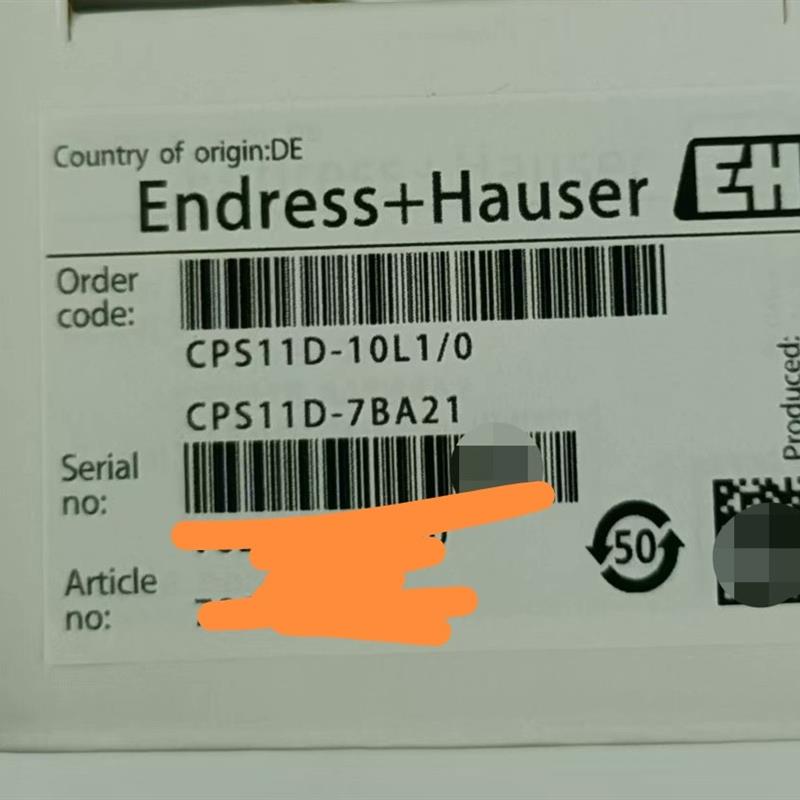E+H电极CPS11D-7BA21数字电极全新原厂低价出售议价