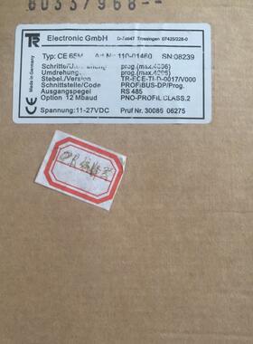 原装全新TR帝尔编码器 CE65M-110-01460 SN08239议价