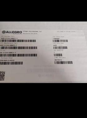 Allegro ASEK-31310-SUBKIT-T霍尔感测器ALS31313KLEALU-1000套件