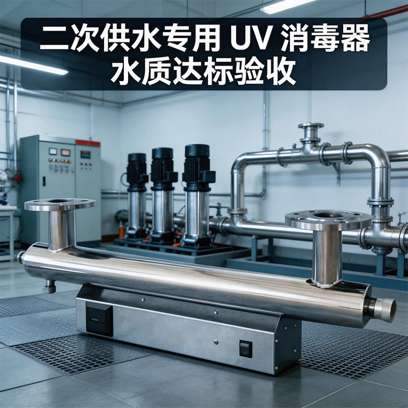 二次供水专用中压紫外线消毒器管道式工程水处理杀菌设备