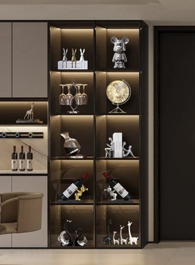 轻奢酒柜摆件组合高级感小众套装家居客厅电视柜软装饰品