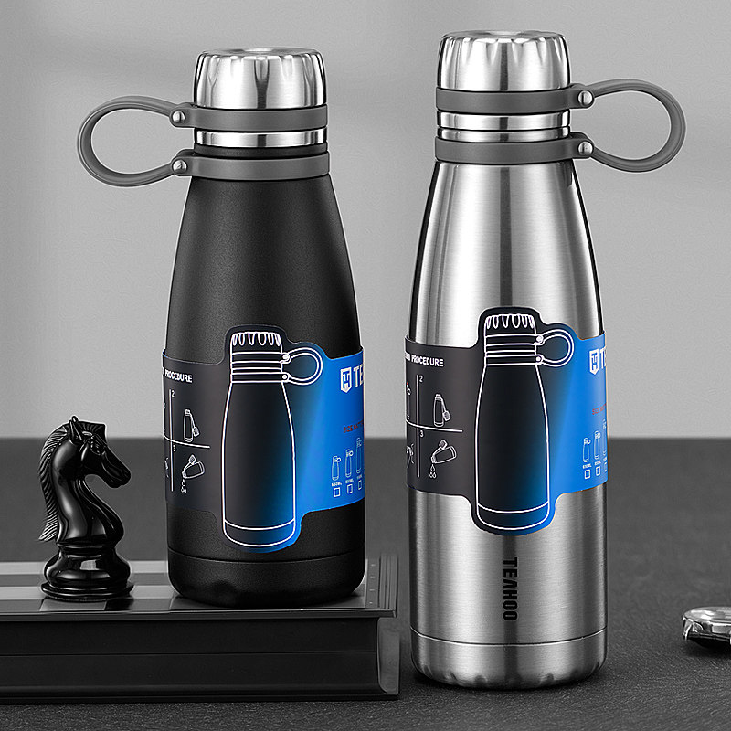 316不锈钢户外保温杯男款大容量茶水分离便携学生上学专用水杯子