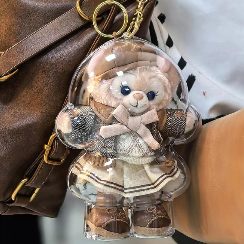 玲娜贝儿星黛露迪士尼挂件保护套壳娃娃公仔钥匙扣防尘透明亚克力