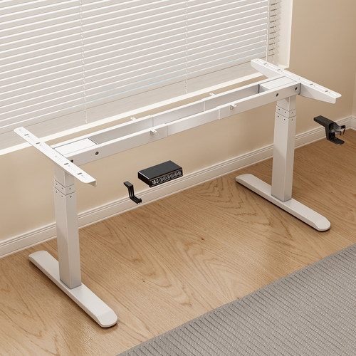 智能电动升降桌腿双电机三节自动办公电脑书桌面可调节支撑脚架子