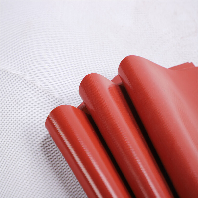 热收缩包装机门帘隔热布 1.5m*4m 耐高温阻燃红色防火布 厂家直销