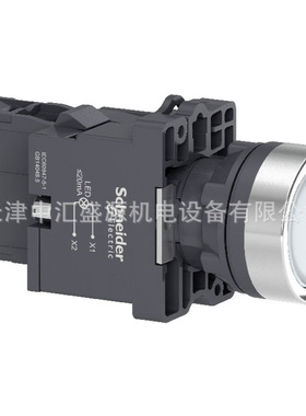 XA2EW31M1带灯按钮XA2平头按钮AC220V白色按钮开关1NO按钮