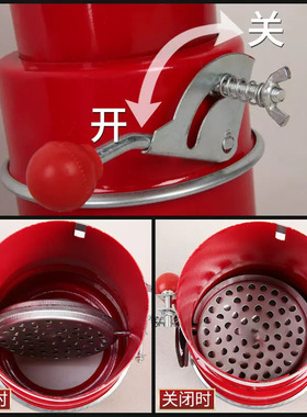 红色铁皮加厚汽车阻火器化工油库火花熄灭器排气管防火安全防火帽