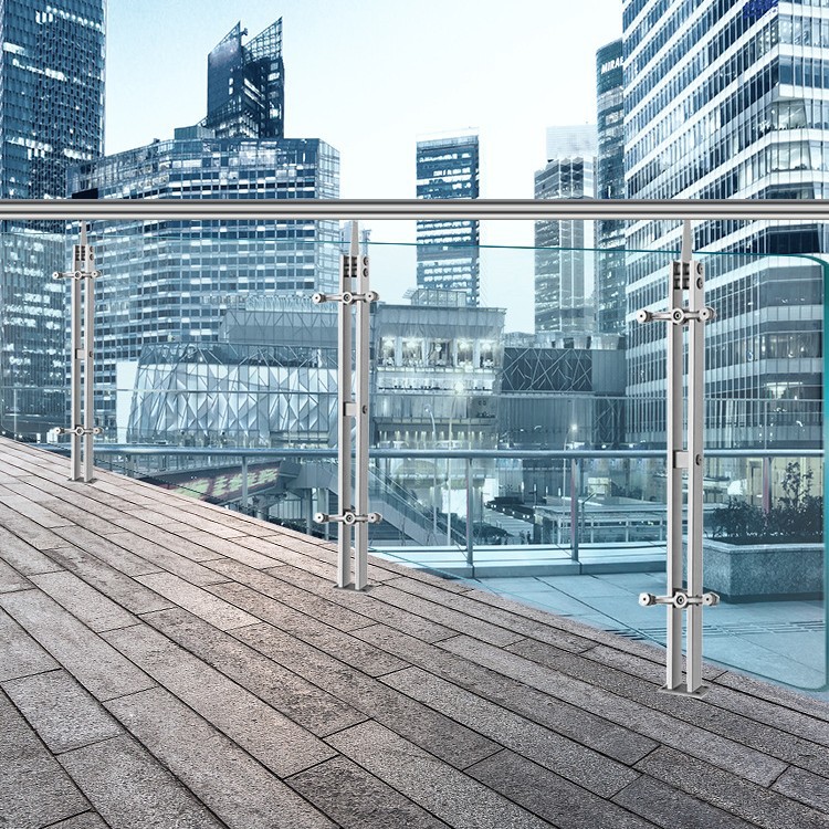 厂家直供室内外不锈钢工程立柱家装阳台商场玻璃栏杆楼梯扶手立柱