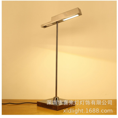 喜来灯灯饰供应合金可摇臂方头阅读台灯LED护眼台灯看书灯8097-1T