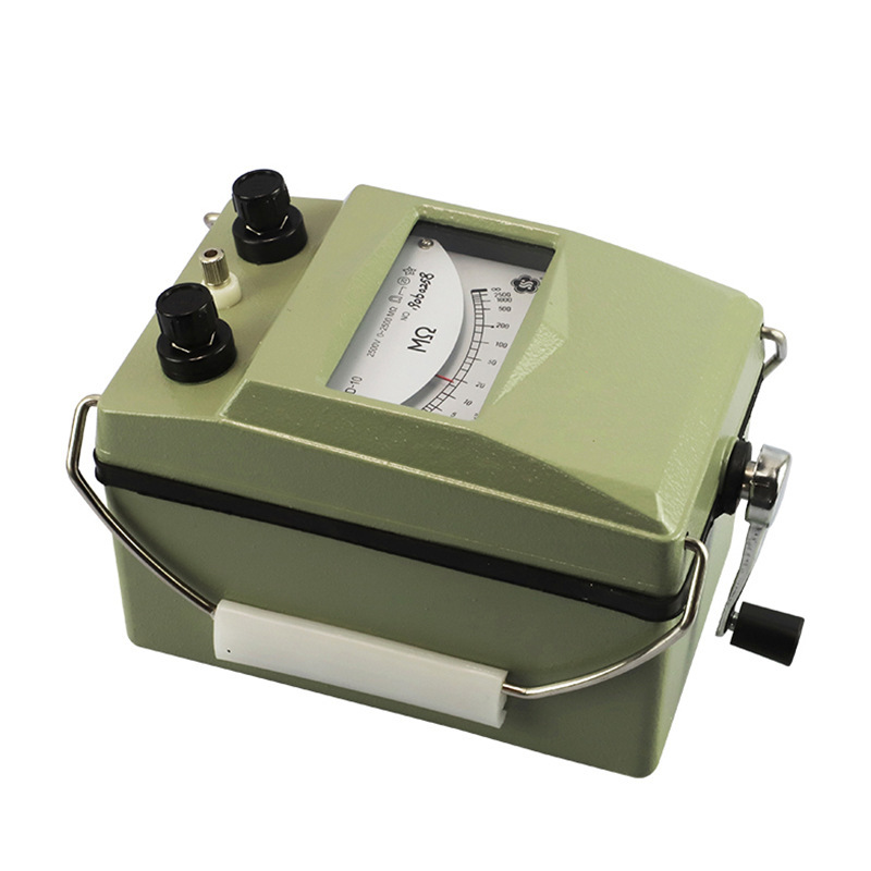 上海第六电表厂梅格兆欧表ZC11D-10电工摇表2500V绝缘电阻仪