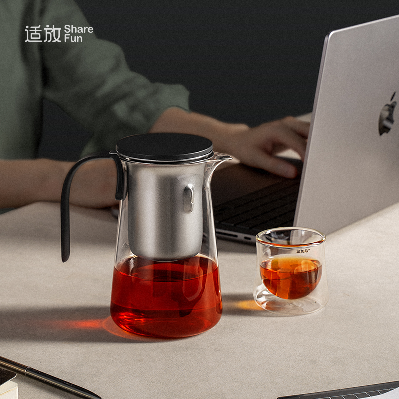 磁吸飘逸杯泡茶壶无杆一键下水办公茶具茶水分离杯家用冲茶器,模玩/动漫/周边/娃圈三坑/桌游,文化/体育周边,淘宝优惠券,粉丝福利购,淘宝优惠卷