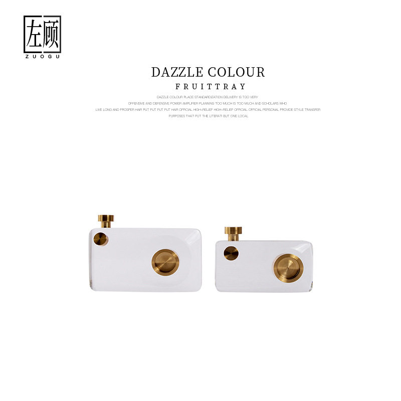 轻奢简约现代透明水晶相机摆件北欧客厅装饰品电视柜玄关茶几摆设,模玩/动漫/周边/娃圈三坑/桌游,文化/体育周边,淘宝优惠券,粉丝福利购,淘宝优惠卷