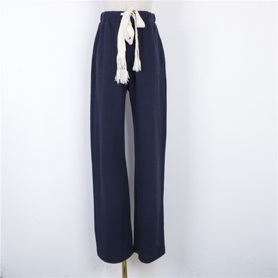 Eewe脱不掉的慵懒遛弯裤手工编织抽绳实用卦新款时尚洋气设计感小