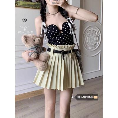 高货美式半身裙女秋秋高腰