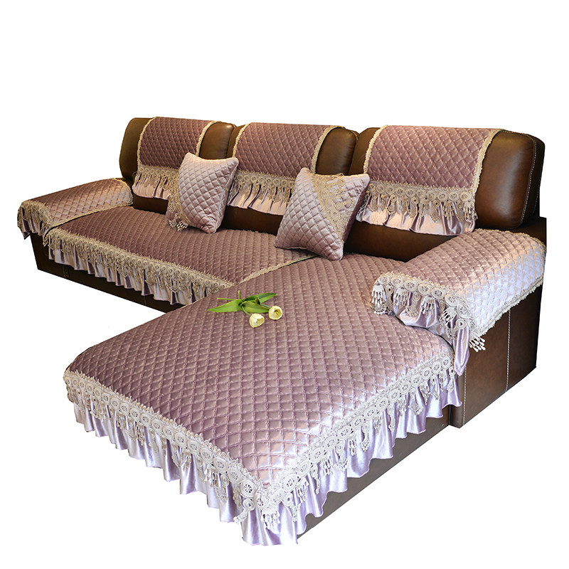 贵妃皮沙发垫子 k套装组合客厅防滑坐垫订做四季简约毛绒沙发垫套