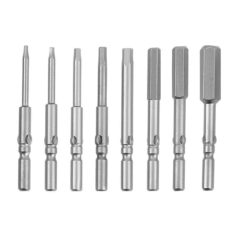 801电批头内六角电动螺r丝刀头5C六角批咀强磁电钻电批批头起子头