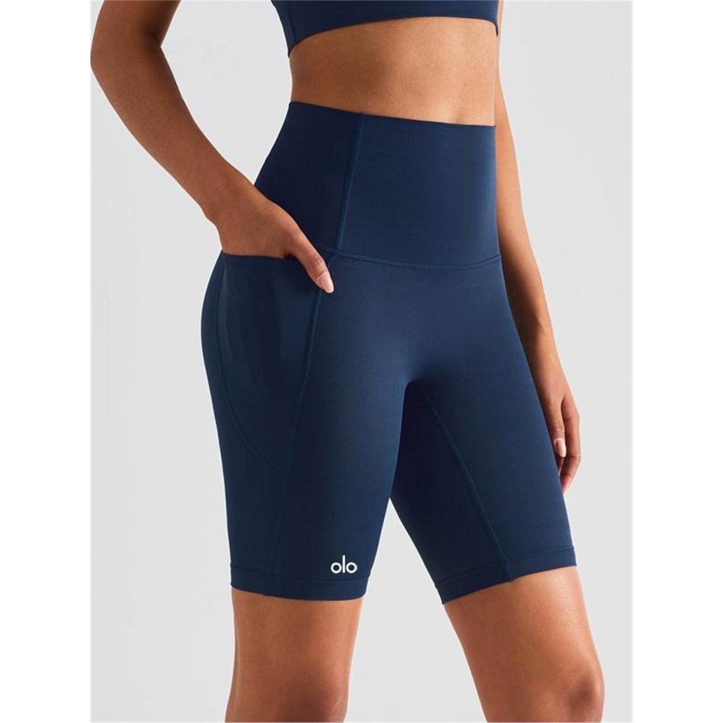 美国NOMALO五分裤短裤美国女高臀骑行运动腰中跑步紧身速干健身提