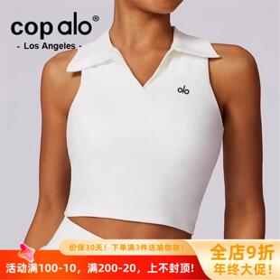 美国nomalo背心胸垫训练时尚美国上衣polo健身女瑜伽跑步运动翻领