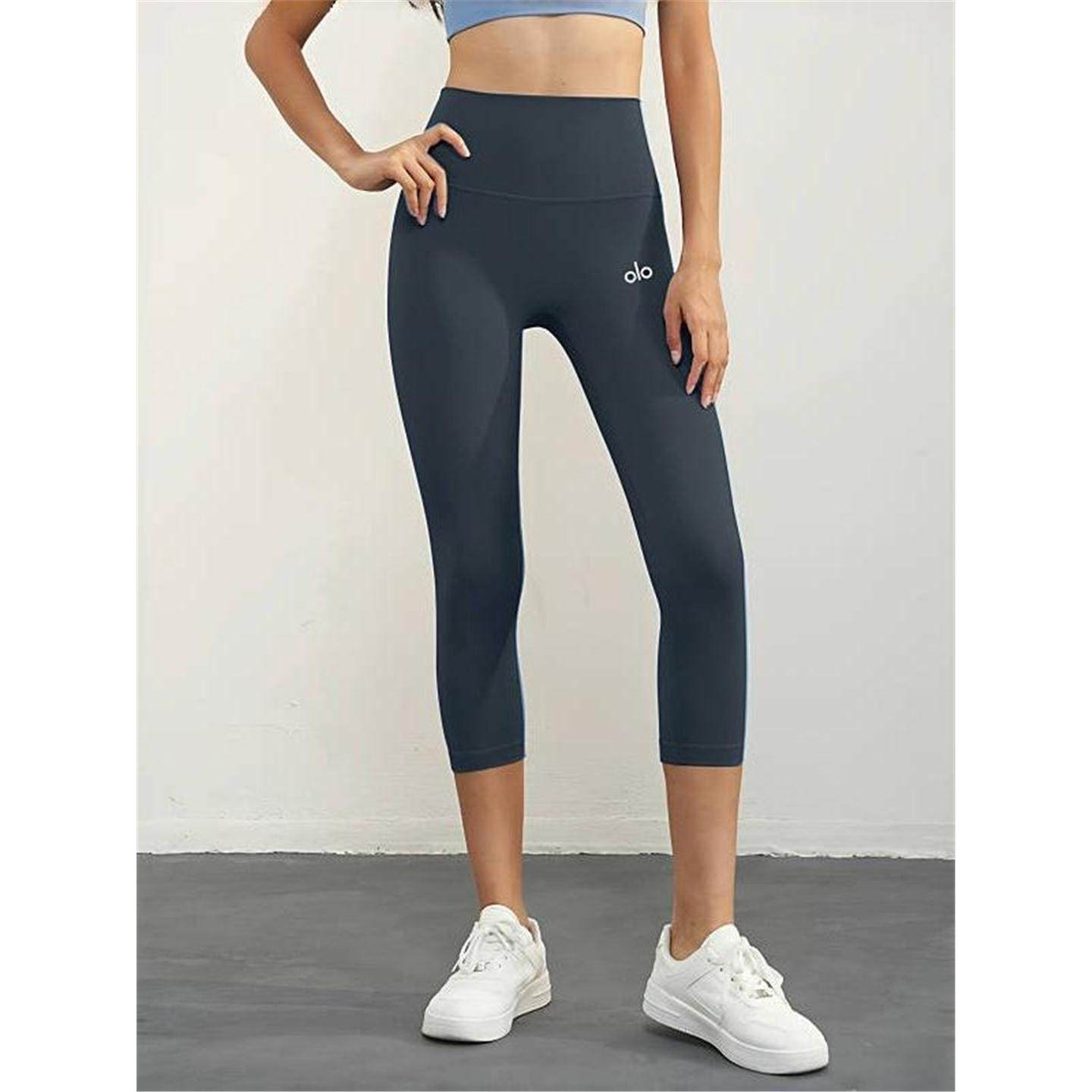 美国NOMALO瑜伽腰款高提裤女干七分裤健身美国紧身裤跑步臀速运动