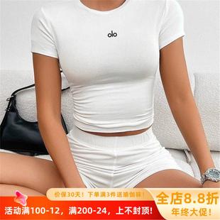 美国速干 服紧身跑步运动瑜伽上衣夏季 美国NOMALO薄款 健身专业短袖