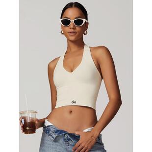 美国NOMALO垫内衣胸健身带无缝上衣瑜伽穿背心服服可外女脖运动美