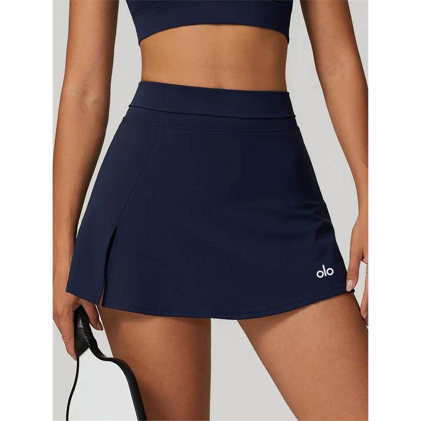 美国NOMALO健身跑步防走光短裙运动假羽毛网球速干显美国两件瘦裙