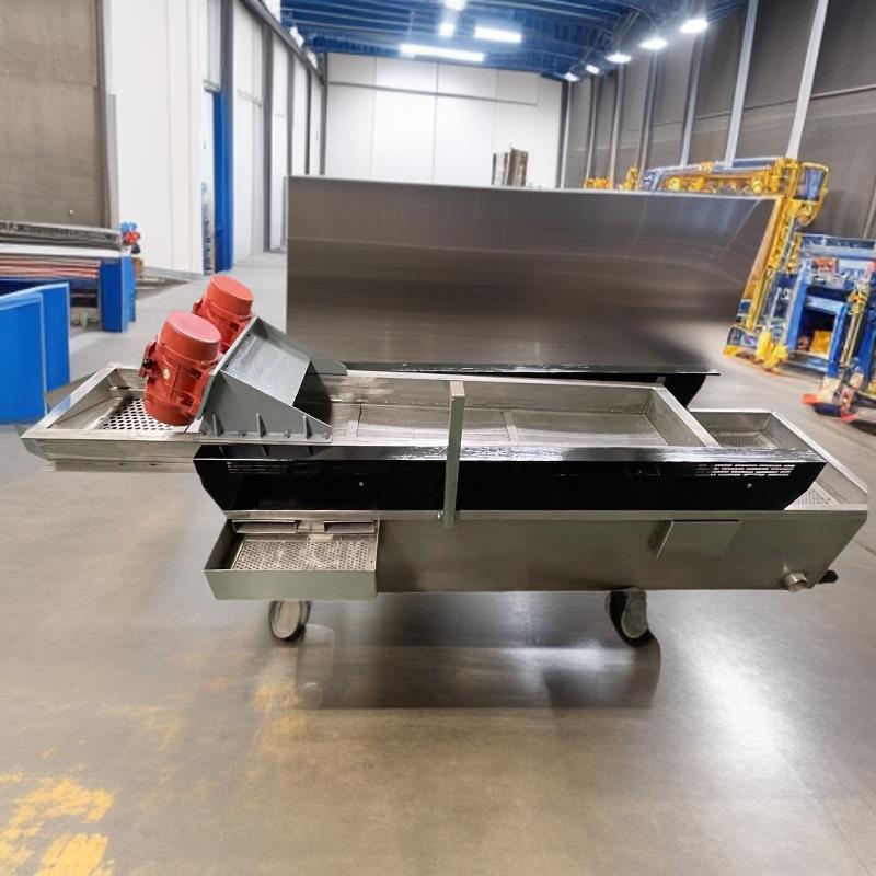 厂家定制塑料直线振动筛不锈钢单层颗粒分层往复式脱水振动筛