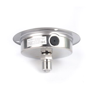 精选ACUTEK轴向带边304不锈钢耐震压力表 YN100BF-ZT 1.6MPA M20*